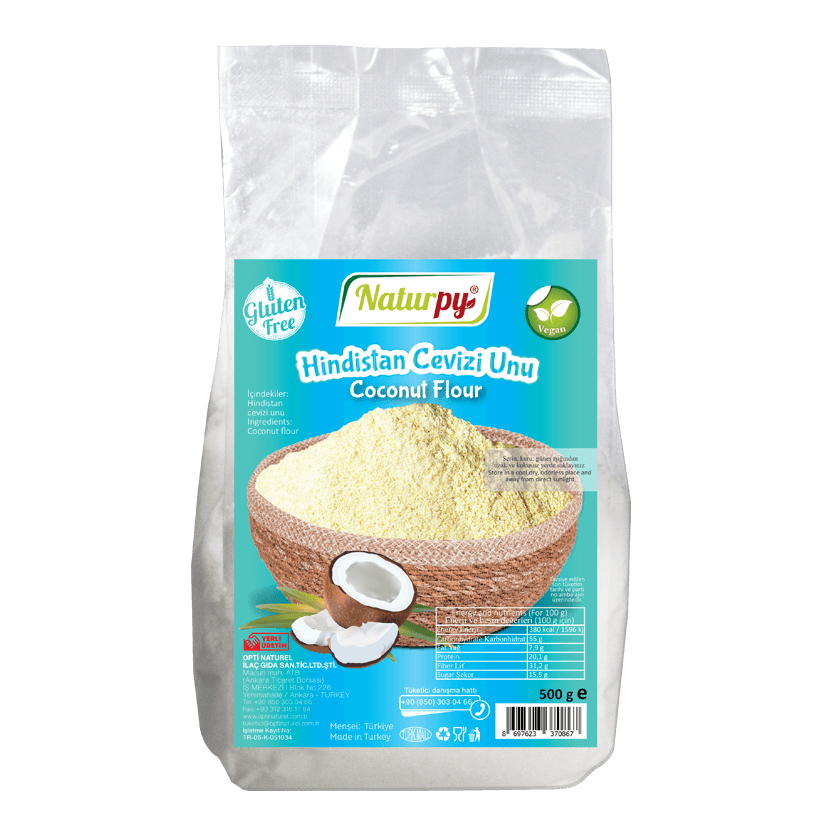 Naturpy Glutensiz Hindistan Cevizi Unu 500 gr.