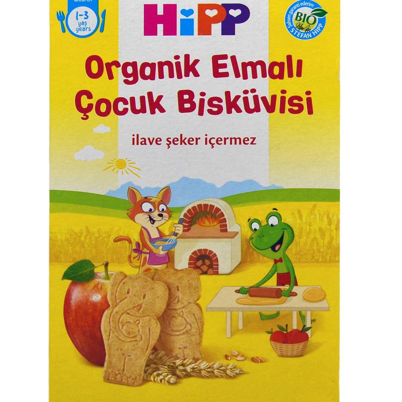 Hipp Organik Bebe Bisküvisi Elmalı 150 gr