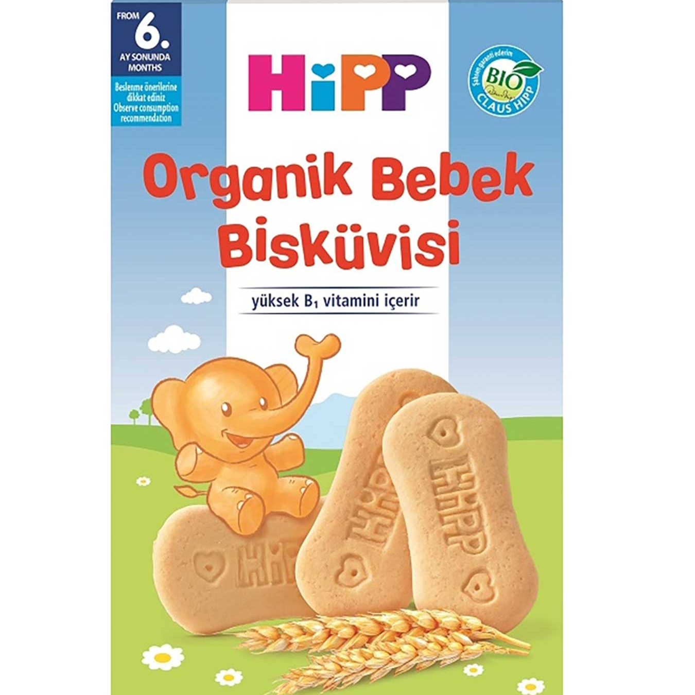 Hipp Organik Bebe Bisküvisi 150 gr