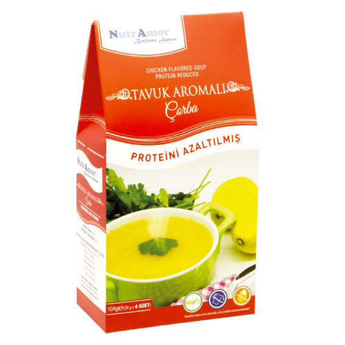 NutrAmor Düşük Proteinli Tavuk Aromalı Çorba