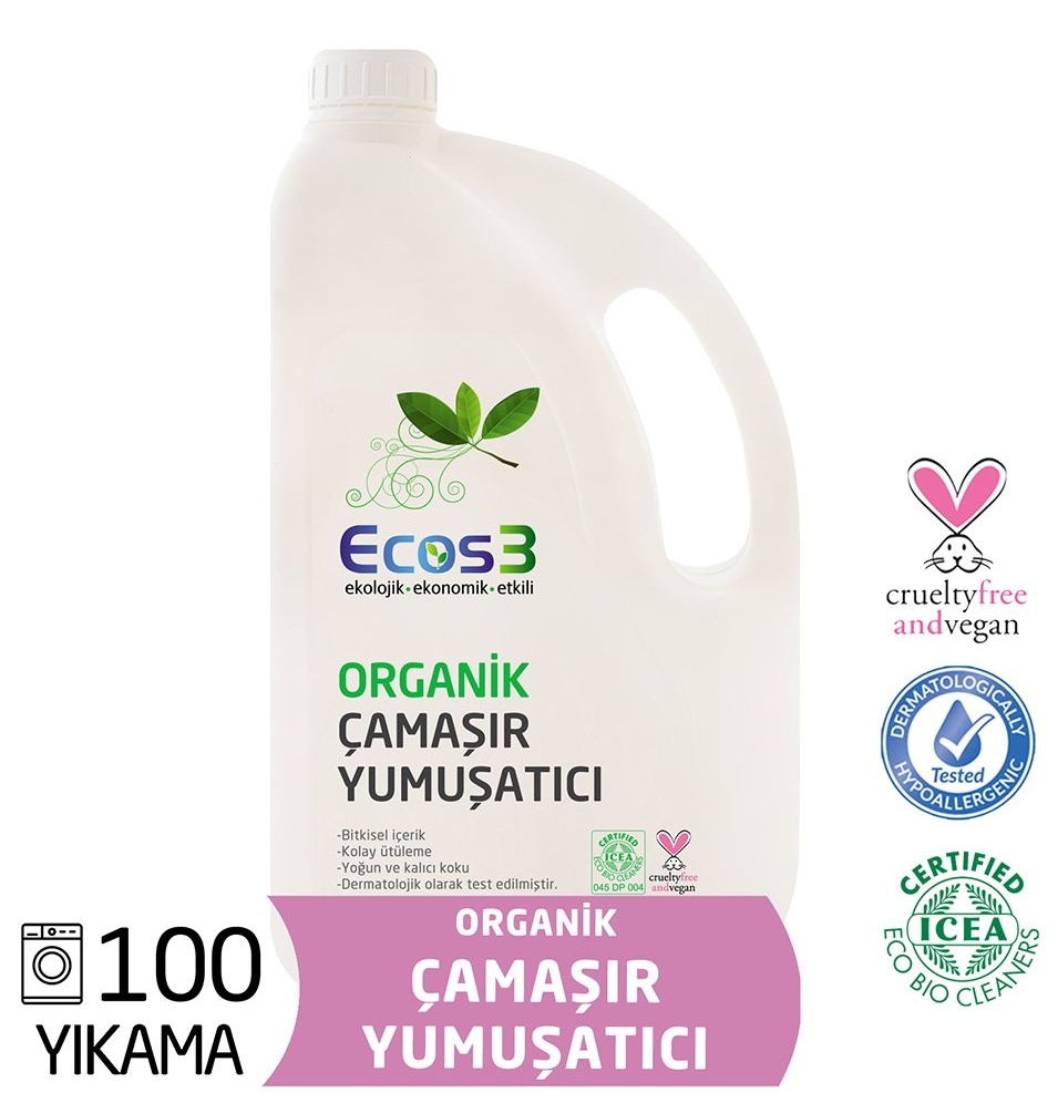 Ecos3 Organik Çamaşır Yumuşatıcı (2500 ml)