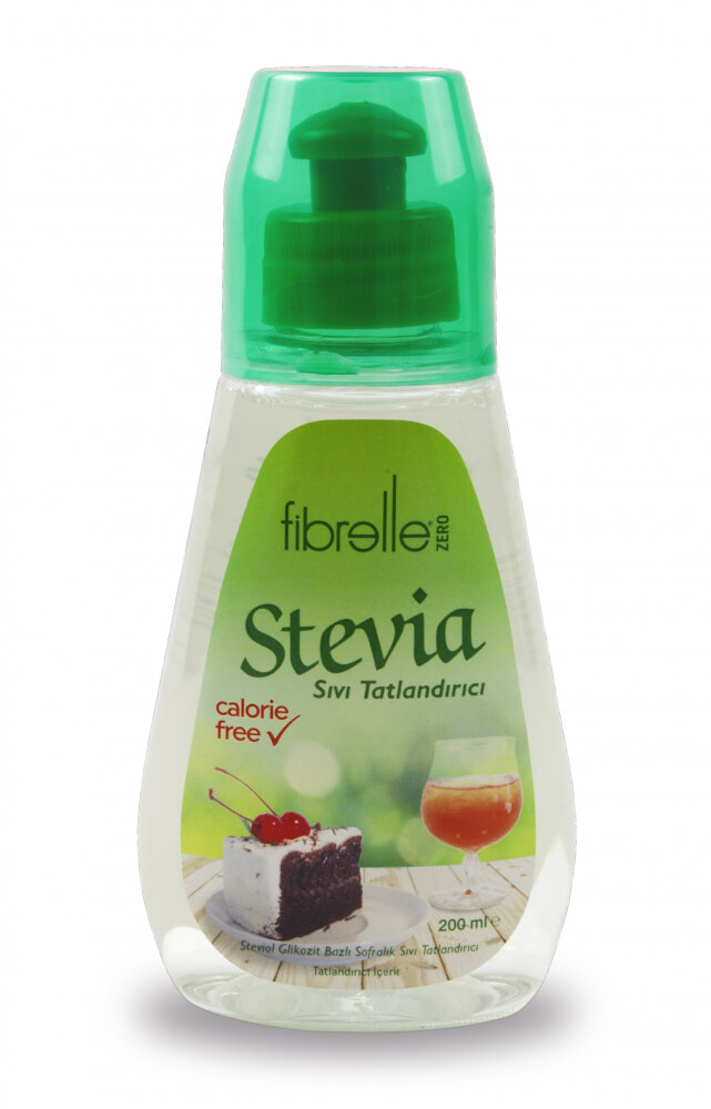 Fibrelle Stevialı Sıvı Tatlandırıcı 200 ml ( Stevia Bazlı )