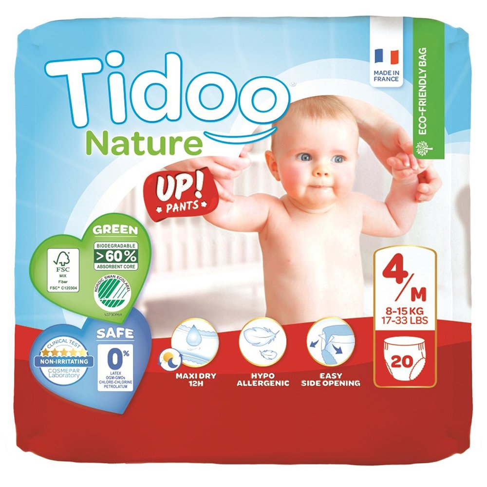 Tidoo Nature Antialerjik-Ekolojik No:4 Alıştırma Külodu Maxi Single (8-15 kg 20 Adet)