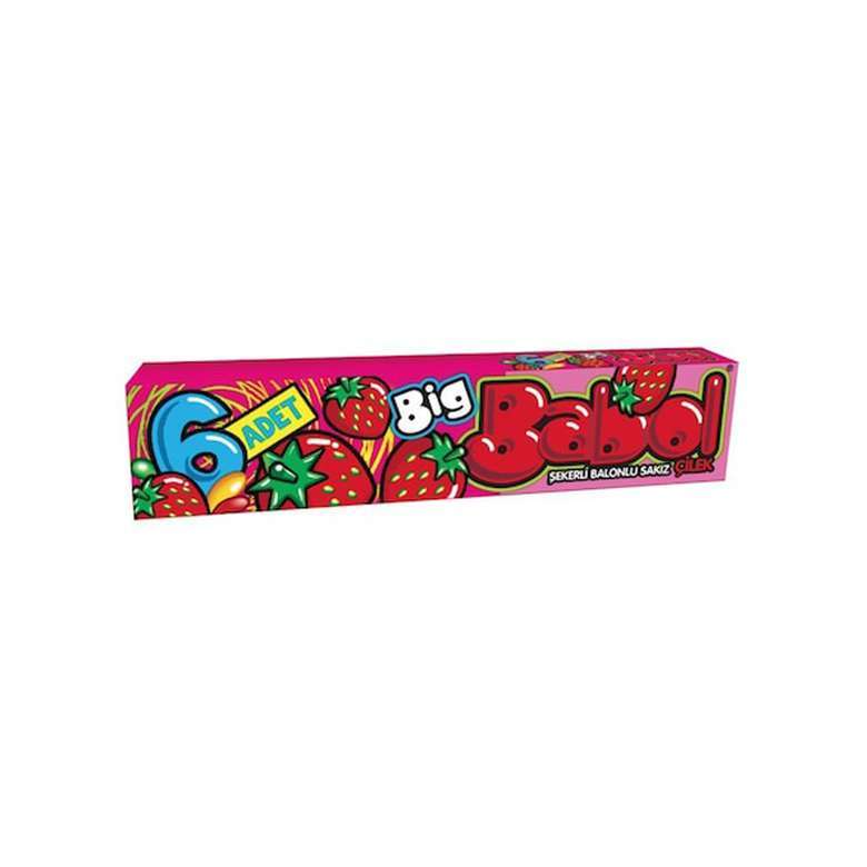 Big Babol Çilek Aromalı 25 Gr.