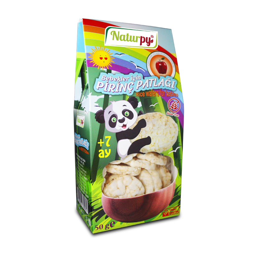 Naturpy Glutensiz Bebekler İçin Pirinç Patlağı 50 GR
