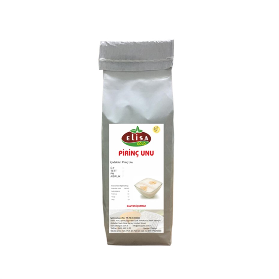 Elisa Gold Glutensiz Pirinc Unu 1 kg