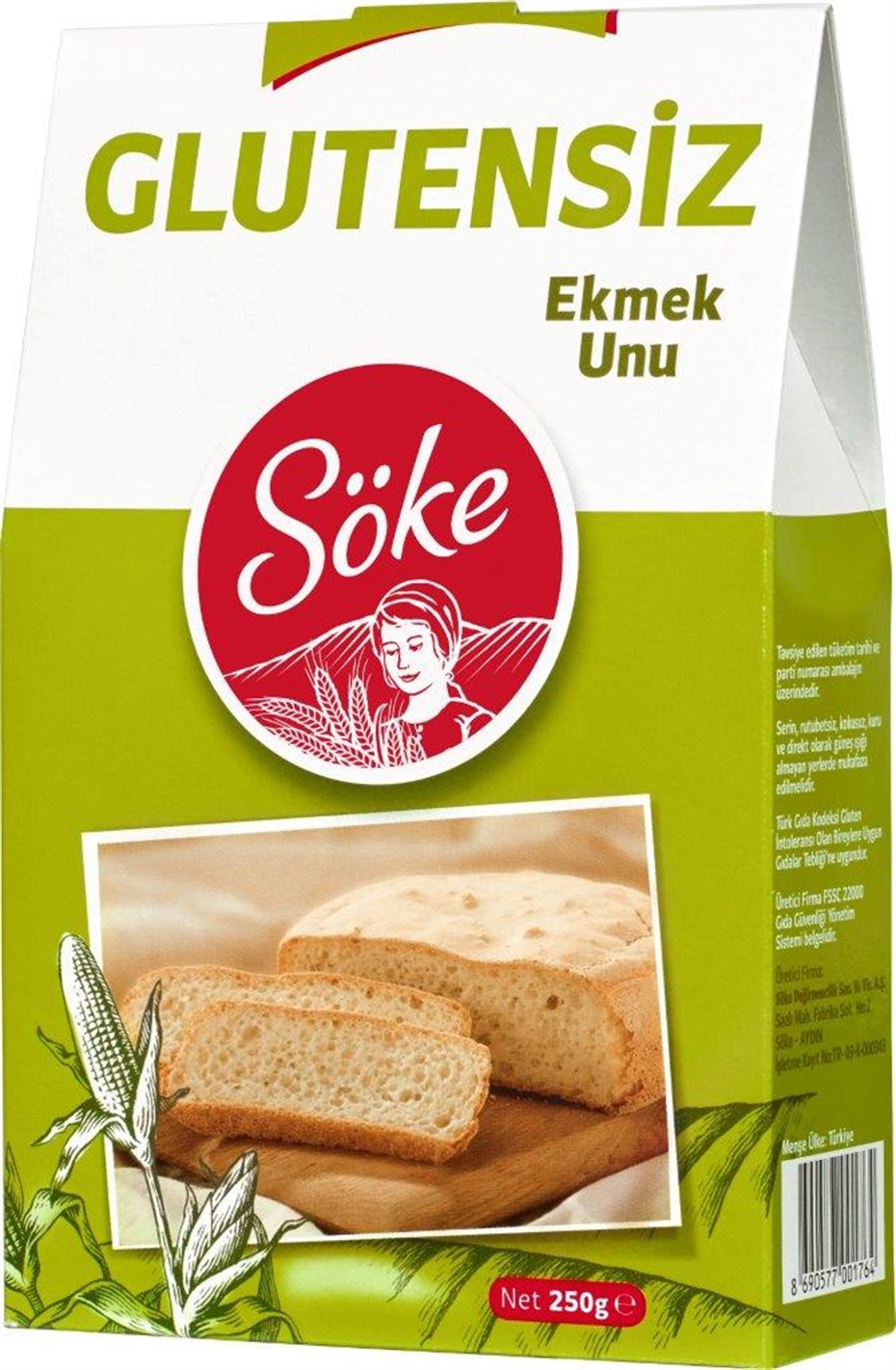 Söke Glutensiz Ekmek Unu 250 gr 